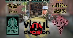 Electric Monk x Sutureself live in Vinyl Decision
